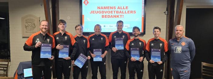 7 jeugdtrainers geslaagd voor KNVB VC1-pupillencursus