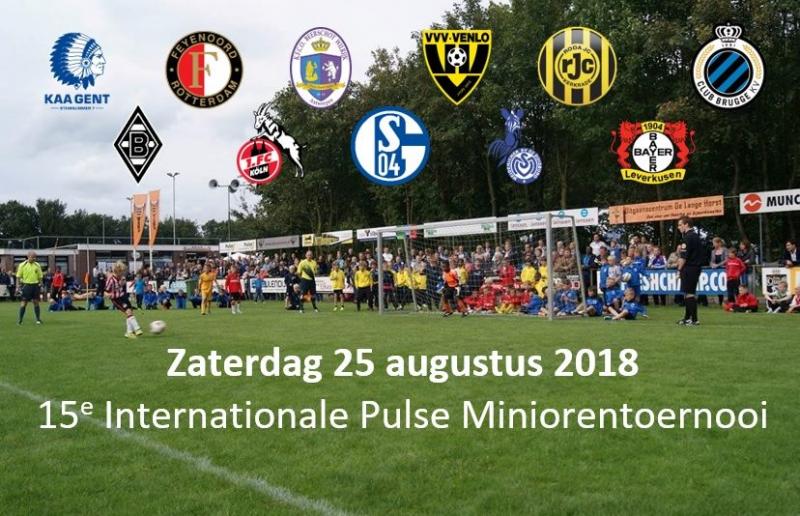 Zaterdag 25 augustus: Pulse Miniorentoernooi