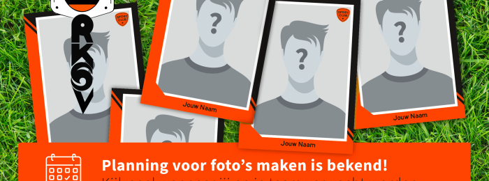 Planning foto's sportplaatjesactie bekend