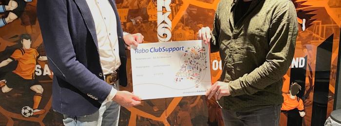 Grote bijdrage dankzij Rabo ClubSupport