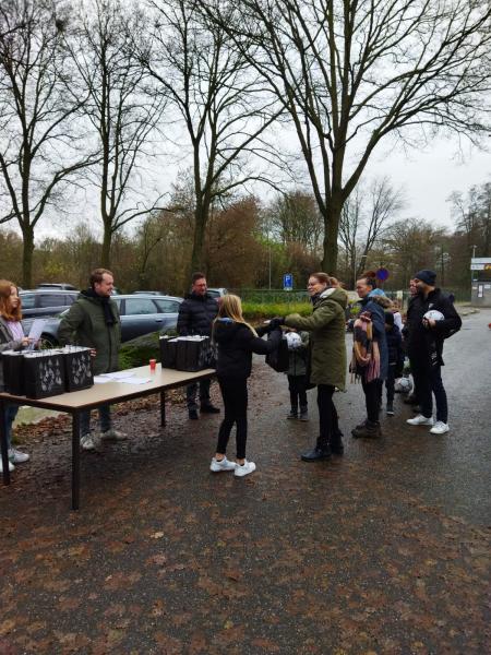 Vrijwilligers in het zonnetje