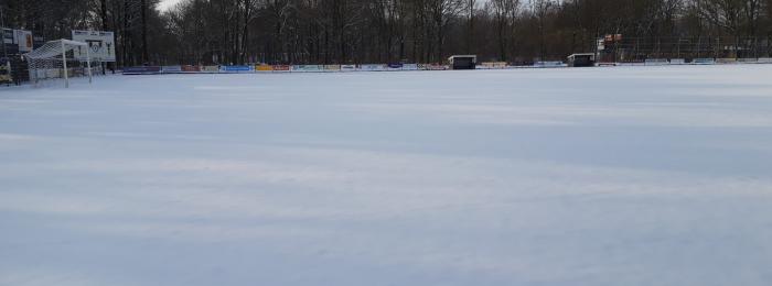 Sportpark in de winterstop gesloten