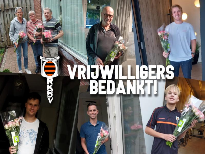 Wittenhorst bedankt gestopte vrijwilligers